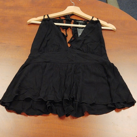 Forever 21 Sexy Black V Neck Cami - Picture 2 of 6